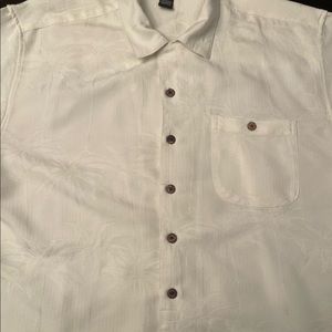 St. John’s Bay Linen Shirt XL White